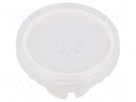 Actuator lens | 22mm | 84 | transparent | plastic