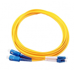 SC-LC patch cord/ duplex/ SM/ 0.5m LSZH