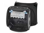 Enclosure: junction box | X: 93mm | Y: 93mm | Z: 62mm | IP66 | black