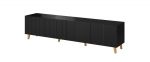 Cama RTV cabinet PAFOS 200x42x52 Black matt