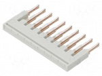 Comb bridge | grey | terminals: 10 | 3.5mm