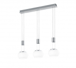 Trio Madison LED piekarama lampa 3-pc brushed steel brushed steel 342010307 4017807542141
