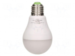 LED lamp | E27 | 230VAC | 600lm | 7W | 360&deg; | 4000K | CRImin: 80 | 10m