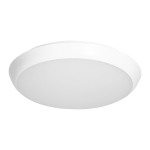 REWA LED 18W, plafon oświetleniowy, 1880lm, IP65, 4000K, klosz PC