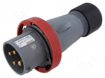 Connector: AC supply 3-phase | plug | male | power supply | 32A | IP&S