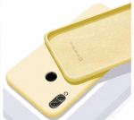 Back panel cover Evelatus Xiaomi Mi 9 Lite Soft Silicone Yellow