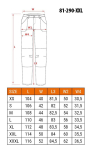 NEO tools 81-290-XXL protective trousers Black