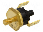 Sensor: thermostat | NC | 110&deg;C | 16A | 250VAC | connectors 6,3mm | &plusmn;5&deg;C