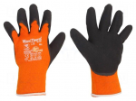 Protective gloves | Size: 9 | orange-black | MaxiTherm&reg;