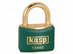 Padlock | shackle | brass | Protection: low (level 4) | A: 40mm | B: 21mm
