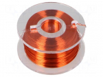 Silver plated copper wires | 0.1mm | orange | Cu,silver plated