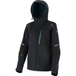 Jalan&otilde;ud, t&ouml;&ouml;riided | Isikukaitsevahendid // T&ouml;&ouml;-, kaitse-, k&otilde;rgn&auml;htavusega riided // Kurtka softshell z kapt. damska czar.-turkus., "s", ce,lahti
