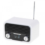 Interactive solution Adler  Bluetooth Radio AD 1185 Display LCD, AUX in, White