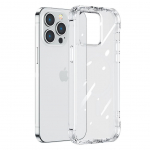 Back panel cover Joyroom  Joyroom Defender Series Case Cover for iPhone 14 Pro Max Armored Hook Cover Stand Clear (JR-14H4)