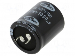 Capacitor: electrolytic | SNAP-IN | 1000uF | 250VDC | &Oslash;35x40mm | &plusmn;20%