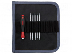 Screwdriver: universal-set | Phillips,slot | SYSTEM 4 | 6pcs.
