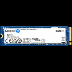 Kingston 500GB NV3 SSD M.2 2280 PCIe 4.0 NVMe, Read: 5,000/ Write: 3,000MB/s