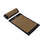 Isikliku hoolduse tooted // Masseerijad // Mata zdrowotna z kolcami do akupresury z poduszką, 72x42cm, złote kolce,  Rebel Active