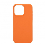 Back panel cover Connect Apple iPhone 15 Pro Max Premium Magsafe Soft Touch Silicone Case New Function Orange
