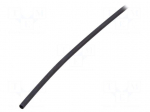 Heat shrink sleeve | 4: 1 | 4mm | black | Diam.after shrinking: 1mm