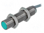 Sensor: inductive | OUT: NPN / NO | 0&divide;4mm | 10&divide;30VDC | M12 | 2m | IP67