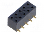 Connector: PCB to PCB | socket | female | PIN: 10 | TLE | vertical | 3.2A