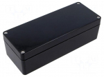 Enclosure: multipurpose | X: 75mm | Y: 190mm | Z: 55mm | polyester | black