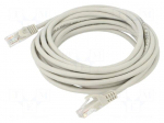 Patch cord | U/UTP | Cat: 6 | RJ45 plug,both sides | stranded | Cu | 5m