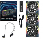 Lian Li UNI FAN SL Wireless LCD 120 Reverse Blade Computer case 12 cm Black 3 pc(s)