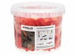Clip | 1mm | the tile leveling system | standard | bucket | 440pcs.