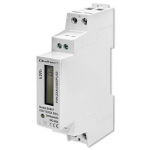 Qoltec Single-phase electronic energy meter | DIN rail | 230V | LCD | 1P | Slim