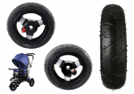 Spordiks ja aktiivseks puhkuseks // Elektrilised t&otilde;ukerattad // Plastikowe koło z gumową oponą (pompowane) PRO 700 przednie