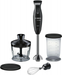 Bosch | Blender | CleverMixx MSM2650B | Hand Blender | 600 W | Number of speeds 12 | Chopper | Mini chopper | Black