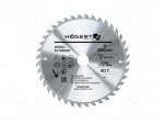 Circular saw | &Oslash;: 250mm | W: 2mm | Teeth: 40 | wood,chipboard | 30mm