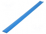 Heat shrink sleeve | glueless | 2: 1 | 38.1mm | L: 1m | blue | polyolefine
