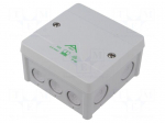 Enclosure: junction box | X: 87mm | Y: 87mm | Z: 52mm | polypropylene PP