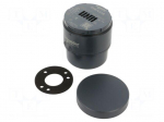 Automation module: base | anthracite | 24VDC | 24VAC | &Oslash;70mm