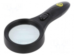 Tool: hand magnifier | ESD,with backlight | Mag: x2.25 | &Oslash;60mm