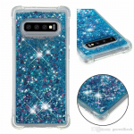 Back panel cover iLike Samsung S10e Back Case Liquid Sparkle Blue