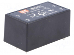 Power supply: switched-mode | modular | 5W | 5VDC | 45.7x25.4x21.5mm