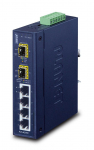 PLANET IGS-620TF network switch Unmanaged Gigabit Ethernet (10/100/1000) Blue