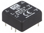Converter: DC/DC | 10W | Uin: 36&divide;75V | Uout: 12VDC | Uout2: -12VDC | 18g