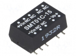 Converter: DC/DC | 1W | Uin: 36&divide;75V | 15VDC | Iout: 6.7&divide;67mA | SMD | 1.4g