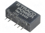 Converter: DC/DC | 2W | Uin: 21.6&divide;26.4V | Uout: 15VDC | Uout2: -15VDC