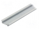 Profiles for LED modules | recessed | white | L: 1m | aluminium