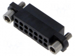 Connector: wire-wire/PCB | plug | female | PIN: 14 | Datamate J-Tek | 3A