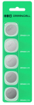 Batteries Green Cell Blister 5x Lithium Battery CR1620