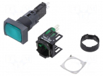 Switch: push-button | Stabl.pos: 1 | NO | 16mm | green | LED | 12&divide;24VDC