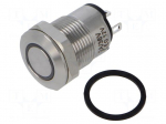 Switch: vandal resistant | Pos: 2 | SPST-NO | 2A/36VDC | IP65 | OFF-ON