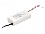 Power supply: switched-mode | LED | 40W | 45&divide;80VDC | 500mA | 180&divide;295VAC